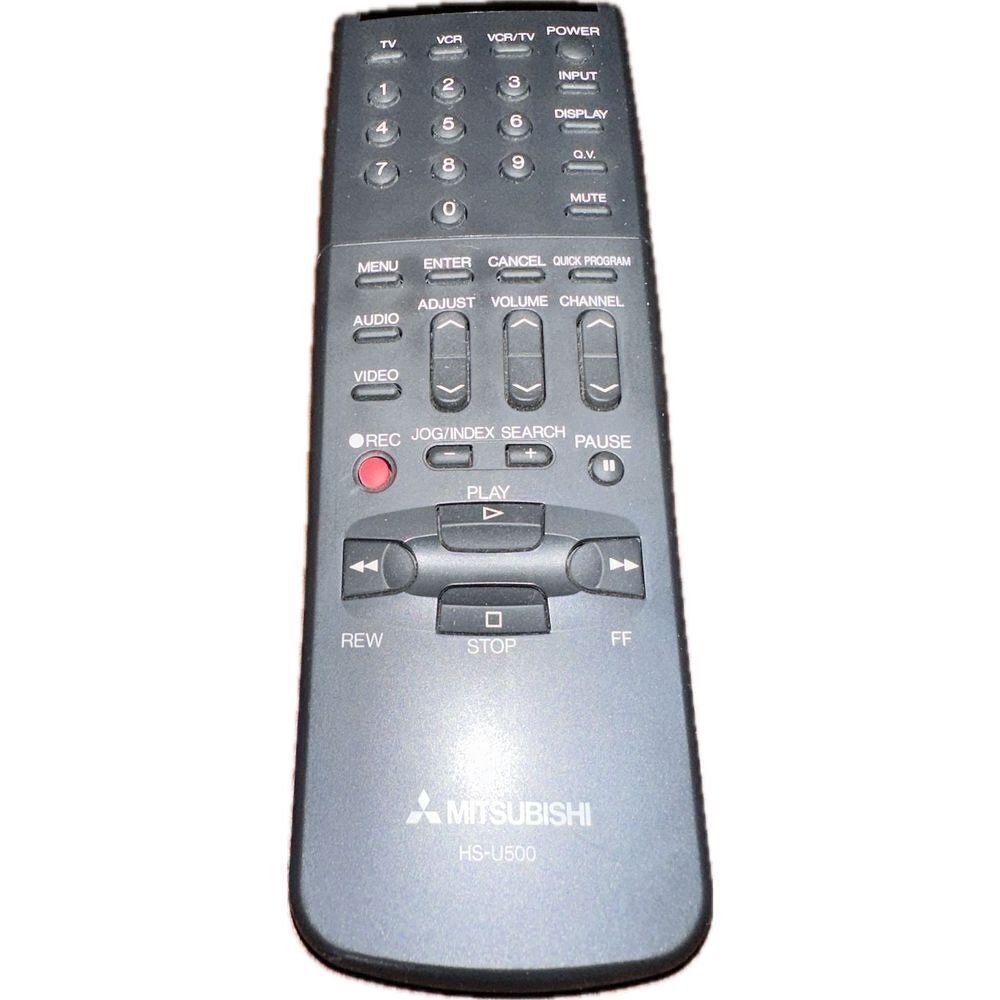 MITSUBISHI HS-U500 TV / VCR‎ Remote Control OEM Replacement Genuine TESTED